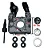 Motor Tracionador Arame Mig 42v - 50W  Completo - Imagem 2