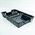 Escorredor de Louças 12 Pratos Preto 44x29x8 25647 Arqplast - Imagem 3
