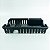 Escorredor de Louças 12 Pratos Preto 44x29x8 25647 Arqplast - Imagem 2