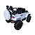 Mini Carro Elétrico Infantil Branco 12V C/ Controle 3W0288BR Import Way - Imagem 5