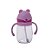 Copo Squeeze Infantil Rosa Com Canudo Flexível 350Ml 1227 Paramount - Imagem 1