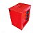 Mini Cofre Com Segredo Vermelho 10x8x12Cm Fercar - Imagem 2