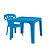 Cadeira Poltroninha Kids Azul Plástica 52x36cm Mor - Imagem 6