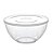 Tigela Bowl 2,4 Lts Transparente Com Tampa 22,5x11 Cm - Imagem 1