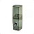 Porta Escova Slim Onix Sem Tampa Transparente  UZ544 Uzutil - Imagem 2