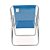 Cadeira de Alumínio Alta Dobrável Praia Lazer Sannet Azul - Imagem 4