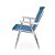 Cadeira de Alumínio Alta Dobrável Praia Lazer Sannet Azul - Imagem 5