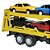 Caminhão Cegonha Truck Com Frota de Carrinhos 497 Lider Brinquedos - Imagem 3