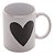 Caneca de Porcelana Estampada Big Heart Coração 350ml Lyor - Imagem 1