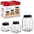 Kit 3 Potes de Vidro Organizador  250ml / 500ml / 1 Litro - Imagem 1