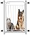 Grade Portão Proteção Segurança Branco Pet Cachorro Crianças - Imagem 2