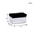 Kit 6 Potes Herméticos Retangular Lumini Black 580/1300ml - Imagem 3