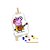 Kit Brinquedo Pintura Infantil Peppa Pig em Madeira 45 Cm - Imagem 3