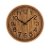 Relógio de Plástico para Parede Wood 25,4x3,8Cm 1539 Lyor - Imagem 1