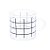 Xícara de Vidro Borossilicato Resistente Calor Stripes 125ml - Imagem 1
