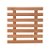Descanso Para Panela em Bambu Com Pés de Borracha 17x17cm - Imagem 2