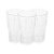 Conjunto 3 Copos Altos de Vidro Ester 295ml 12,5x7,5 Cm Lyor - Imagem 1