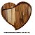 Petisqueira Para Servir Teca Coração Escavado Multiusos 148 Pelozatto - Imagem 3