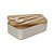 Marmiteiro De Fibra de Bambu Bege Porta Mantimentos 900ml - Imagem 2