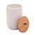 Potiche de Cerâmica Branco com Tampa de Bambu 15,5x10 Cm - Imagem 7