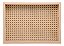 Bandeja Retangular MDF c/ Fundo Trelica 30x4x20cm - Imagem 1