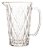 Jarra de Vidro Com Alça e Fio de Ouro Diamond 1 Litro 20,5CM - Imagem 1
