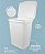 Cesto de Roupas Juta Branco 45 Litros Com Tampa 43x35x52CM - Imagem 3