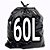 Saco Para Lixo 60 Litros Preto Reforçado 100 Unidades - Imagem 2