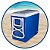 Caixa Super Térmica 32 Litros Com Puxador e Rodinhas Azul - Imagem 2