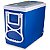 Caixa Super Térmica 32 Litros Com Puxador e Rodinhas Azul - Imagem 1