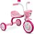 Triciclo Motoca Infantil Menina You Girl Rosa Buzina Nathor - Imagem 1
