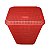 Cesto P/Roupa Suja Retangular 72 Lts Rattan C/Tampa Vermelho - Imagem 3
