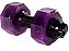 Garrafa Plástica De Academia Halter Fitness 2 Litros Roxo - Imagem 3