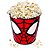 Balde De Plástico Para Pipoca 3D Homem-Aranha 2 L Plasútil - Imagem 2