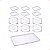 Kit 13 Pçs Organizador Multiuso Transparente Com Encaixe - Imagem 4
