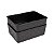 Cesto Multiuso Decorativo Preto 19x13,5x6,5Cm 123Organizei - Imagem 7