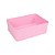 Cesto Multiuso Decorativo Rosa 19x13,5x6,5Cm 123Organizei - Imagem 1