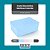 Cesto Multiuso Decorativo Azul 19x13,5x6,5Cm 123Organizei - Imagem 5