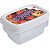 Kit 5 Potes Para Alimentos 240 ml Transp. Com Tampa Multiuso - Imagem 1