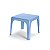 Mesinha Mesa Kids Infantil Azul 46x38Cm Plástica Resistente - Imagem 1