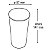 Copo Plástico 500 ML Adesivo Inox 14x8,5cm Leve Prático Multiuso Suco - Imagem 2