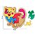 Quebra Cabeça Infantil Gato 2,5mm MDF 7 peças 19x17,5 cm - Imagem 4