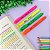 Kit 04 Canetas Marca Texto Fluorescente Cera Gel Não Mancha - Imagem 3