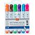 Marcador Quadro Branco Blister Com 6 cores 13 Cm Escrita 2mm - Imagem 1