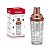 Coqueteleira Vidro Inox 450ml Receitas Drinks Tampa Rose - Imagem 2