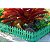 Cerca Plástica Decorativa Jardim Decoração Verde 40x29 Cm - Imagem 2