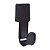 Gancho Suporte Multiuso Prático Preto Resistente 11,5 CM Arqplast 25872PM - Imagem 1