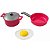 Brinquedo Fogão Com Forno Grill Elétrico Com Acessórios 29Cm - Imagem 3