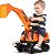 Trator Escavadeira Infantil Gigante - Giant Escavator - Roma - Imagem 1
