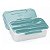 Marmita Marmibox P Com Compartimento de Talheres 780ML Verde BPA Free - Imagem 1